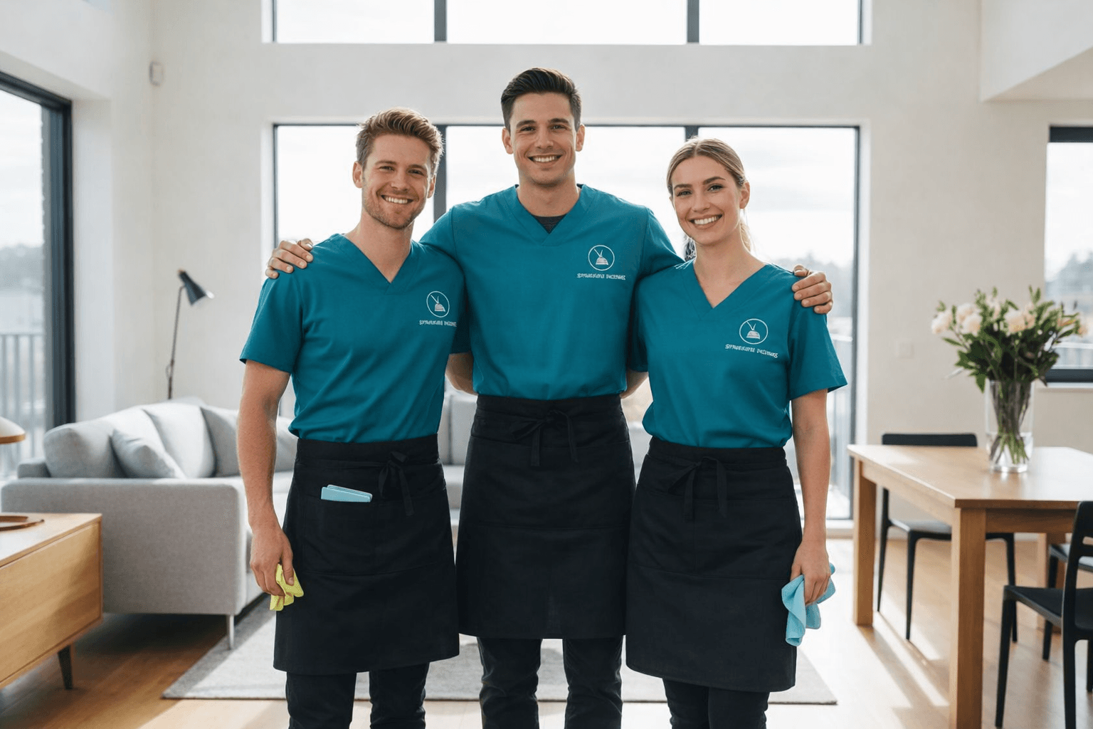 Shine & Care team standing together